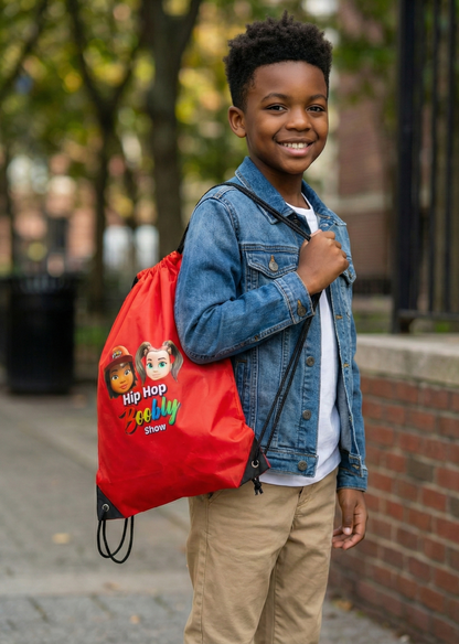 HipHop Boobly Show Drawstring Bag – Kids Backpack