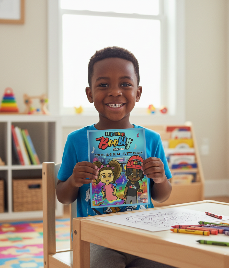 HipHop Boobly – Learning Rhymes Activity Book